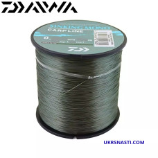 Леска монофильная Daiwa Infinity Sinking Mono Dark Olive размотка 1210-1410м тёмно-оливковая